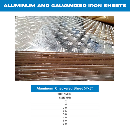 Aluminum Checkered Sheet (4x8)