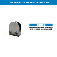 GLASS CLIP HALF MOON