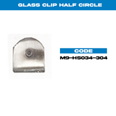 GLASS CLIP HALF CIRCLE