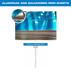 Aluminum Plain Sheet (4x8)