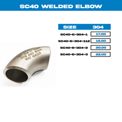 SC40 WELDED ELBOW