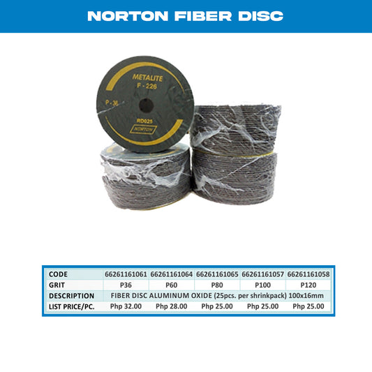 NORTON FIBER DISC